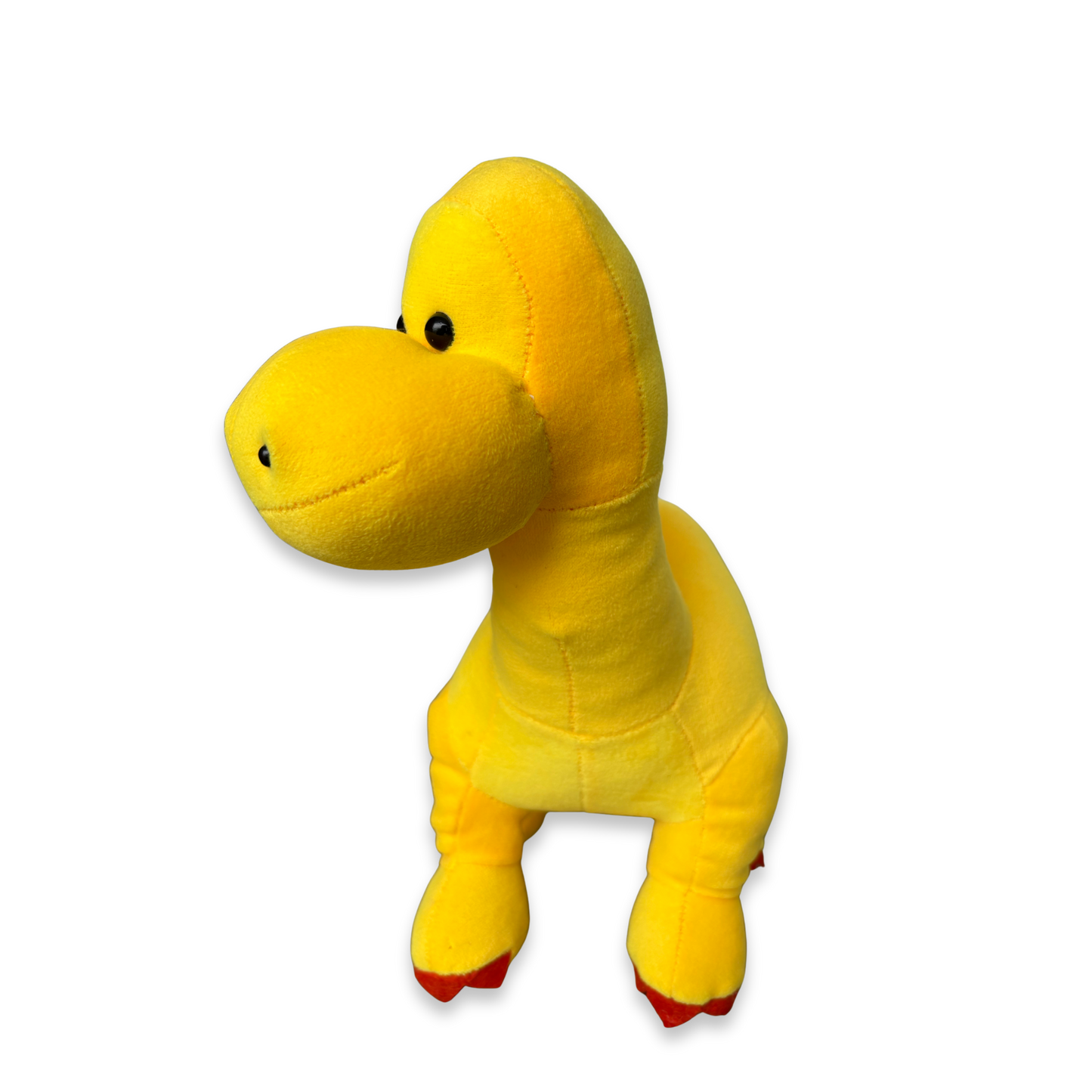 YELLOW DINOSOUR SOFT TOY - 25 CMS