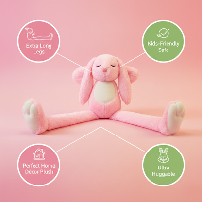 LONG LEGGED PINK BUNNY SOFT TOY – 62 CM