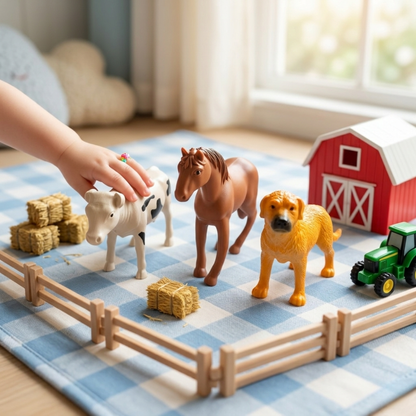 CUTE FARM ANIMAL TOY SET (PACK OF 3)