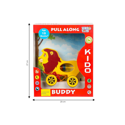PULL ALONG BUDDY - LION