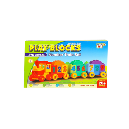 PLAY BLOCKS - NUMBER TRAIN SET