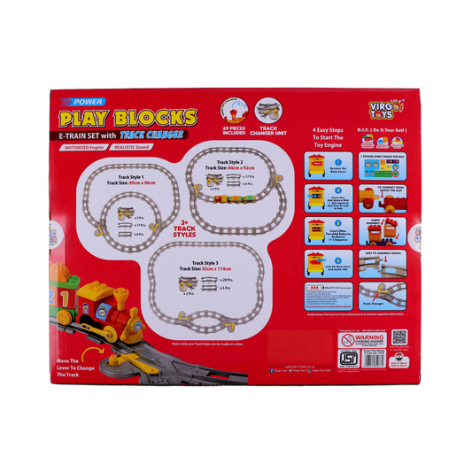 E-TRAIN SET WITH TRACK CHANGER