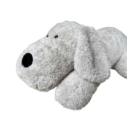 GREY FLOPPY DOG SOFT TOY – 40 CM