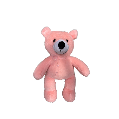 PEACH PINK TEDDY BEAR - 47 CMS