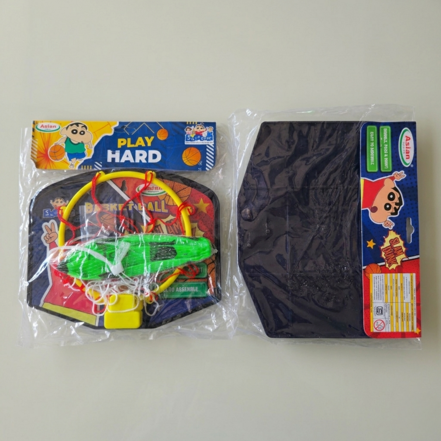 KIDS MINI WALL BASKETBALL HOOP SET WITH BALL (SHIN)