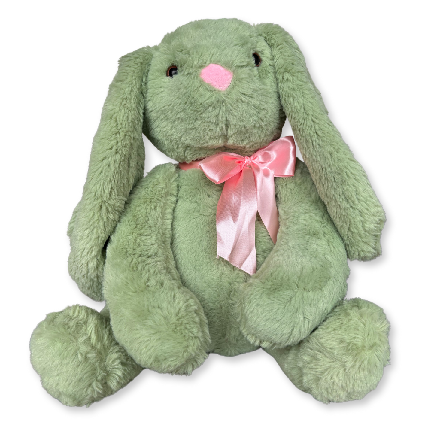 GREEN PLUSH BUNNY SOFT TOY - 36 CMS