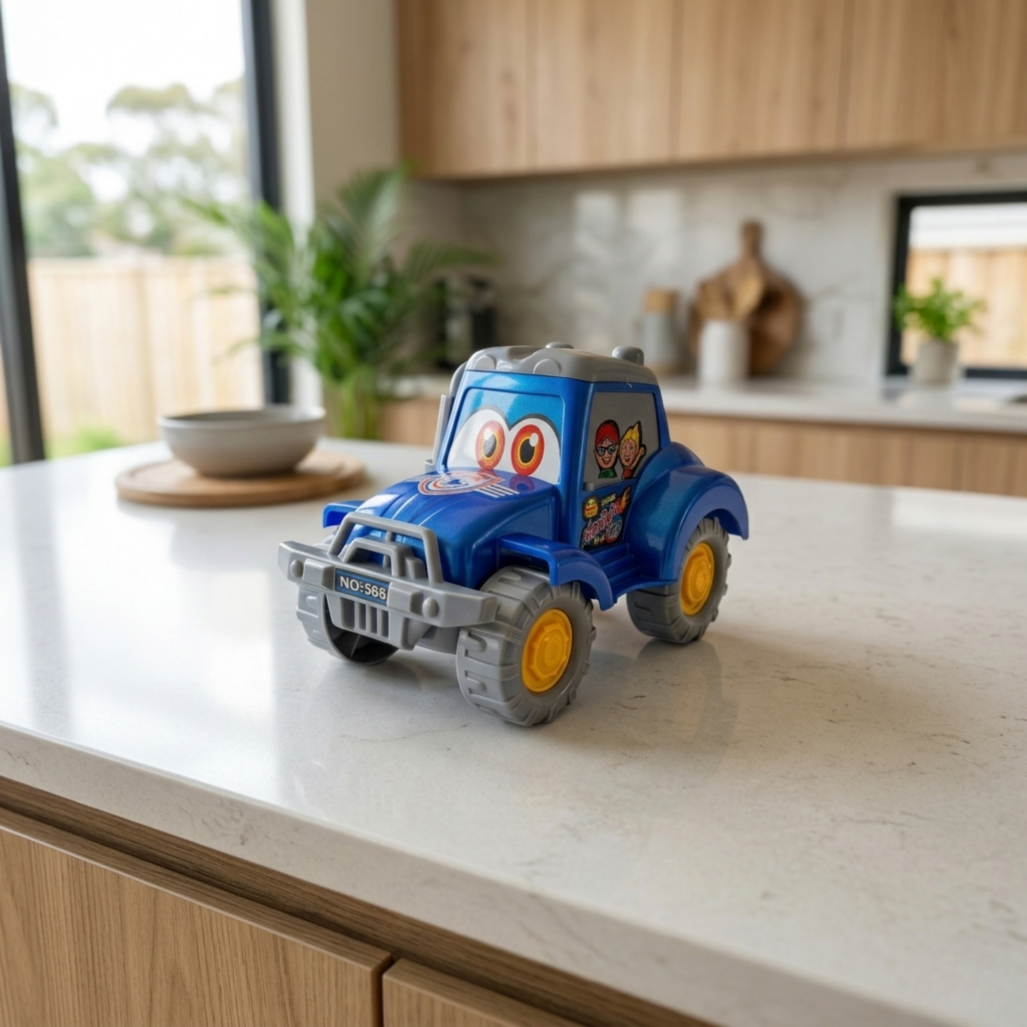 FRICTION POWERED COOPER CAR