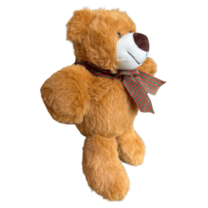 CLASSIC TEDDY BEAR WITH BOW - 29 CMS