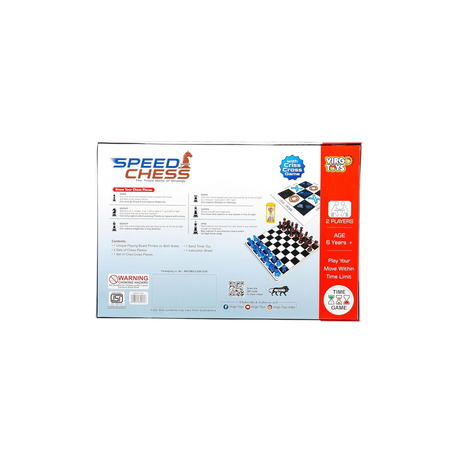 SPEED CHESS WITH TIMER