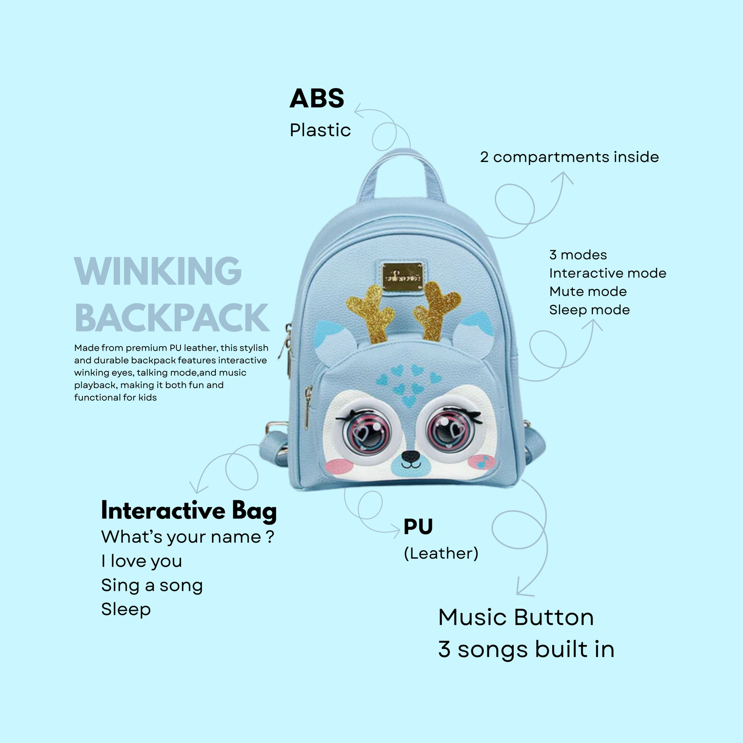 WINKING ELF BAG - FAWN