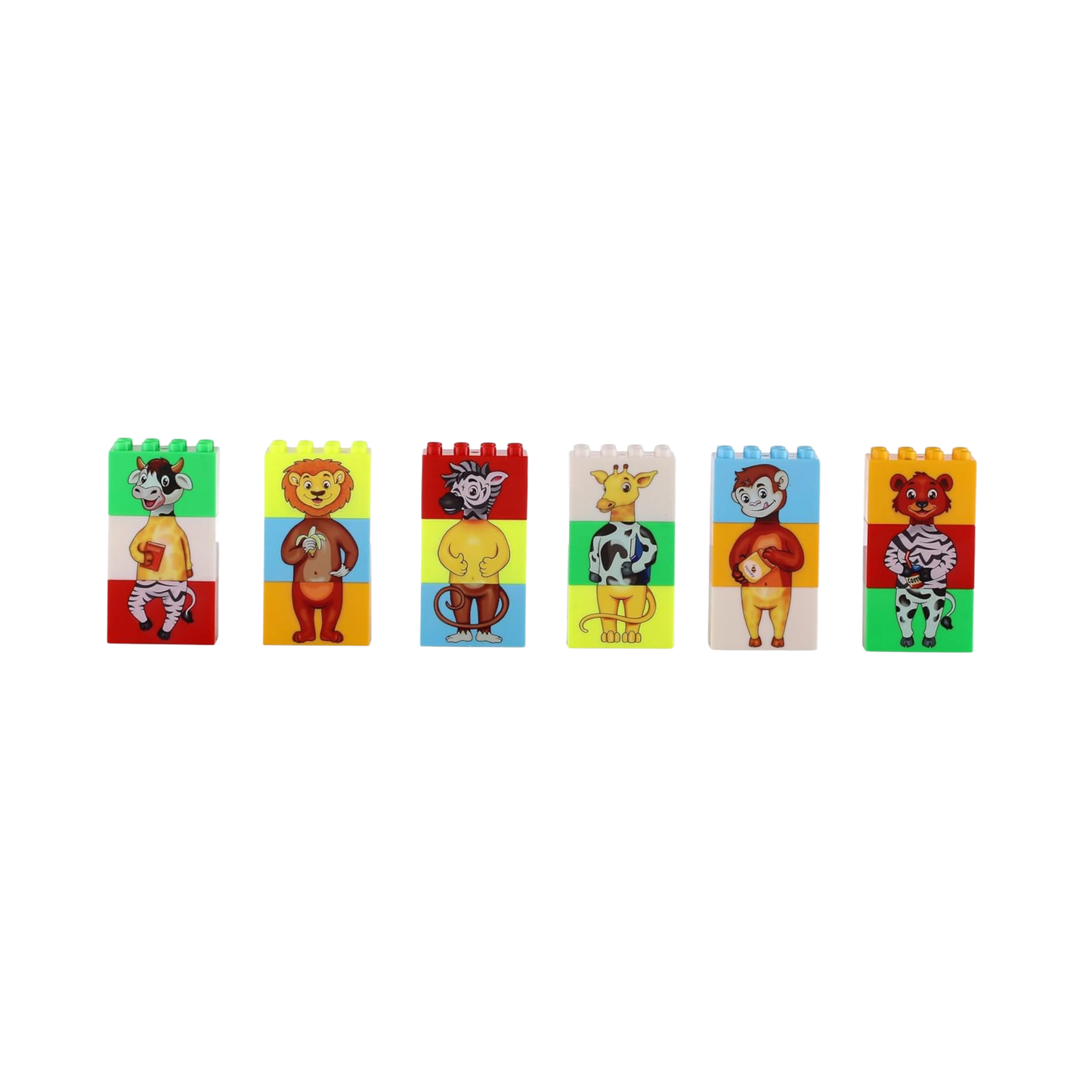PLAY BLOCK MIX N MATCH ANIMALS
