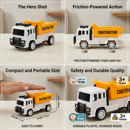 CONSTRUCTION DUMP TRUCK TOY