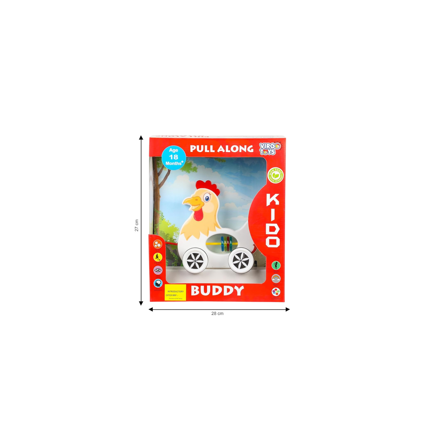 PULL ALONG BUDDY - CHICKEN