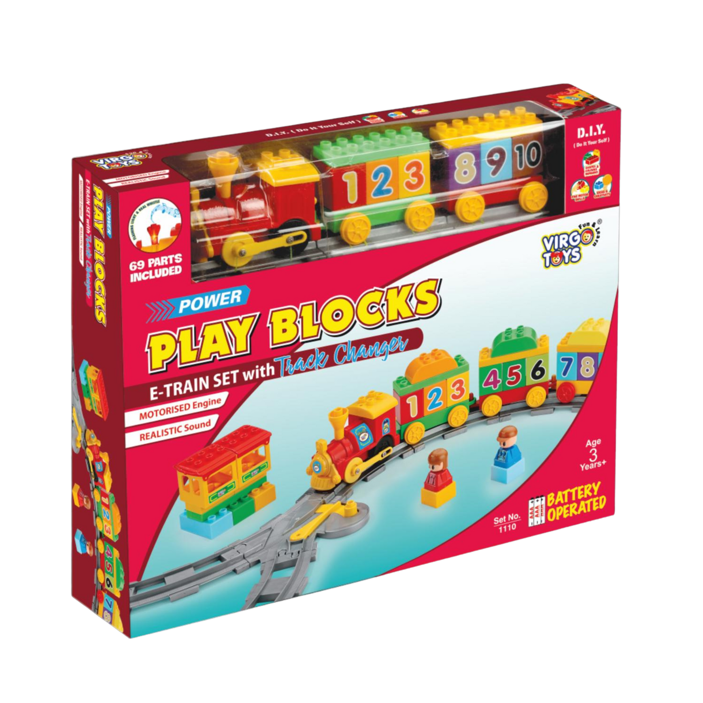 E-TRAIN SET WITH TRACK CHANGER