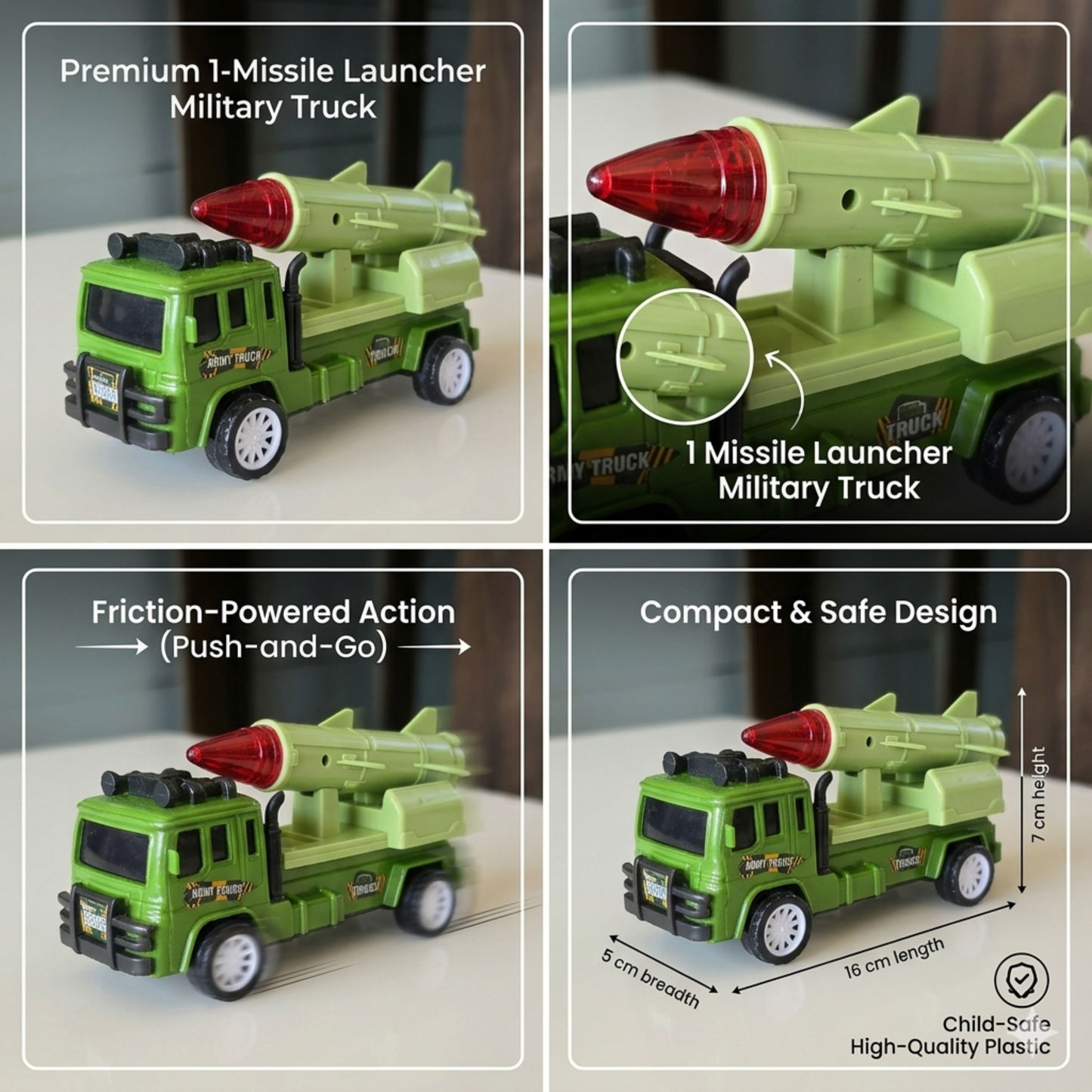1-MISSILE LAUNCHER MILITARY TRUCK