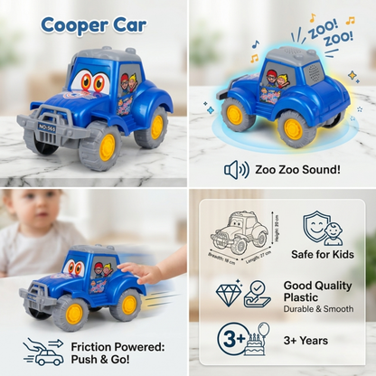 FRICTION POWERED COOPER CAR