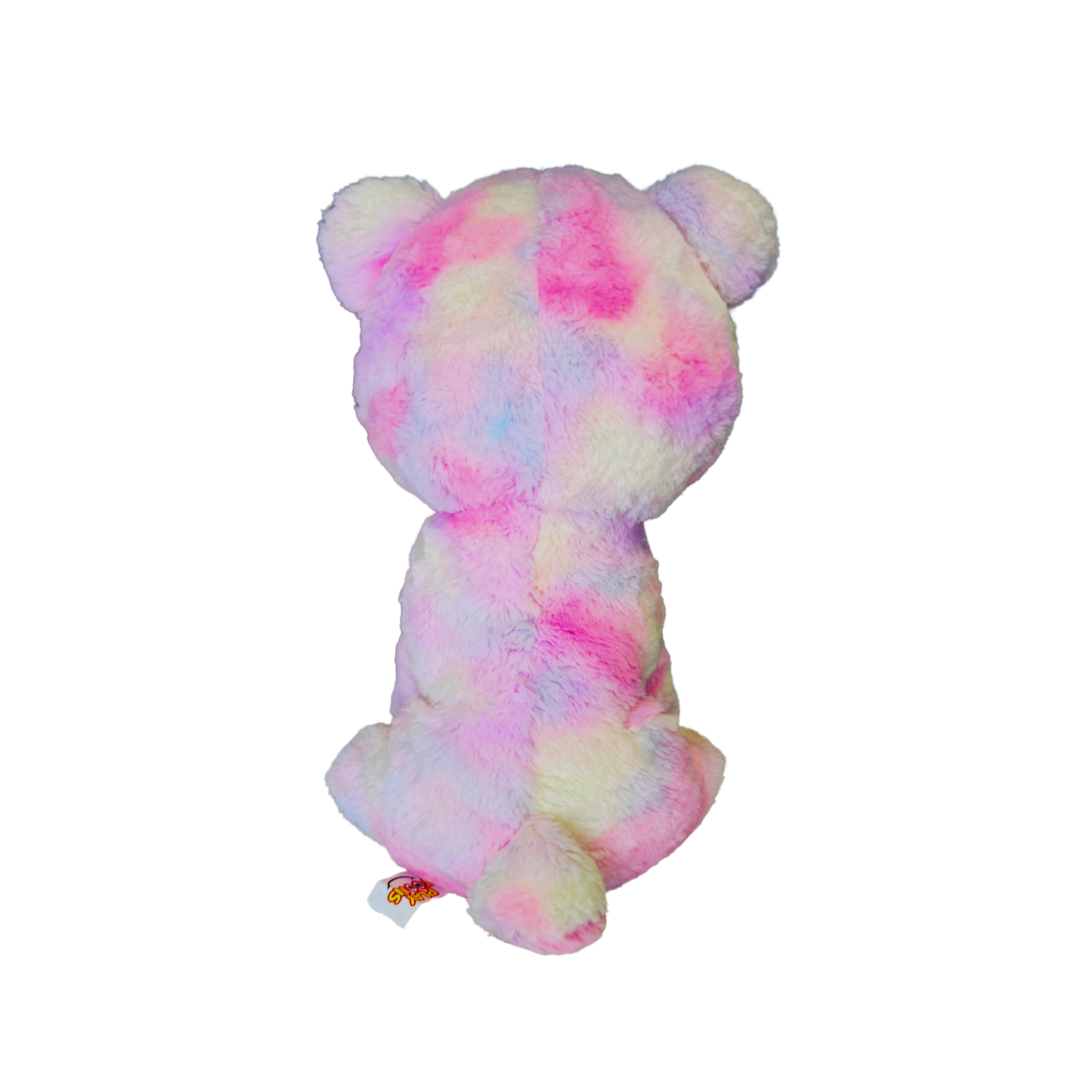 PASTEL MULTICOLOR TEDDY BEAR SOFT TOY WITH BOW – 38CM